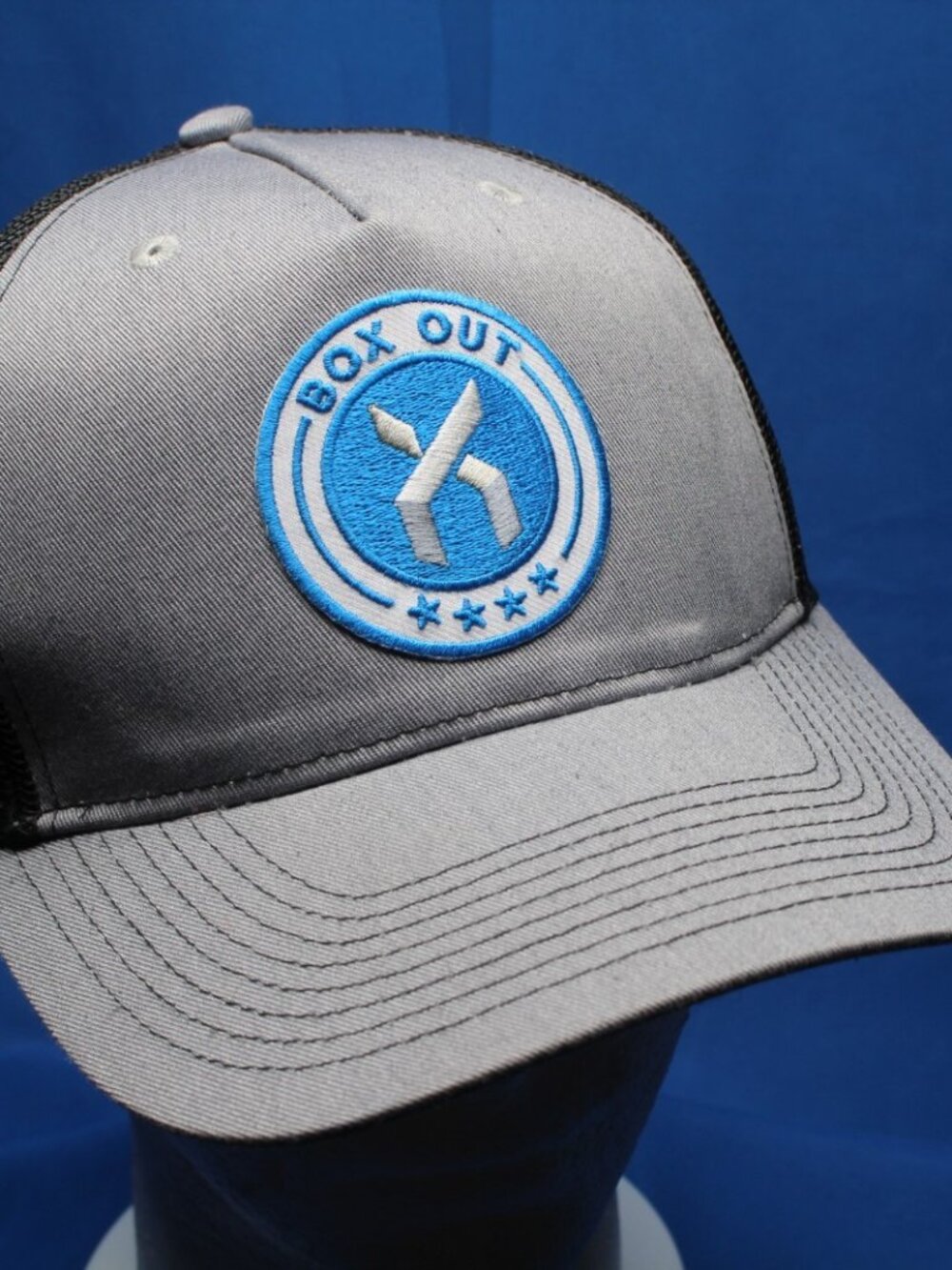 Box out graphics hat cap advertising